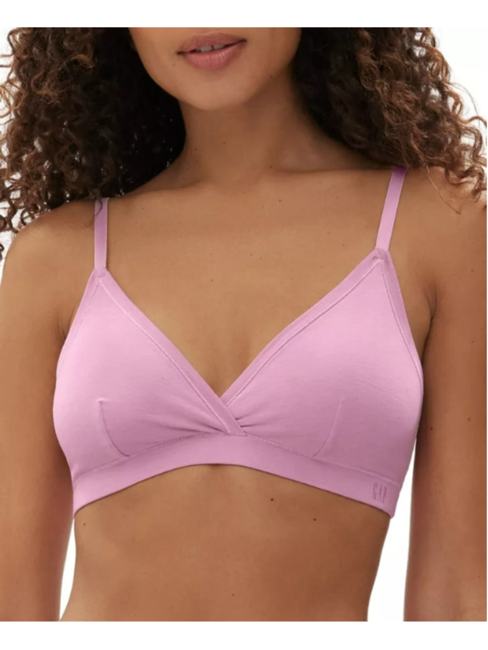 GAP GapBody Women's Medium Pink Breathe Full Coverage Bralette / Sports Bra NWT